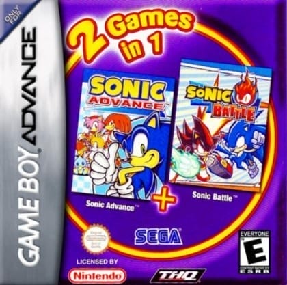 2 Games in 1: Sonic Advance + Sonic Battle